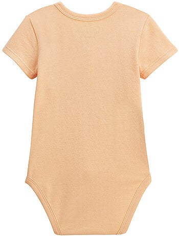 Lot de 2 bodies bébé manches courtes ouverture croisée Sierra