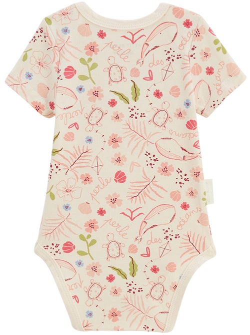 Lot de 2 bodies bébé manches courtes Santa Giulia - Kiabi