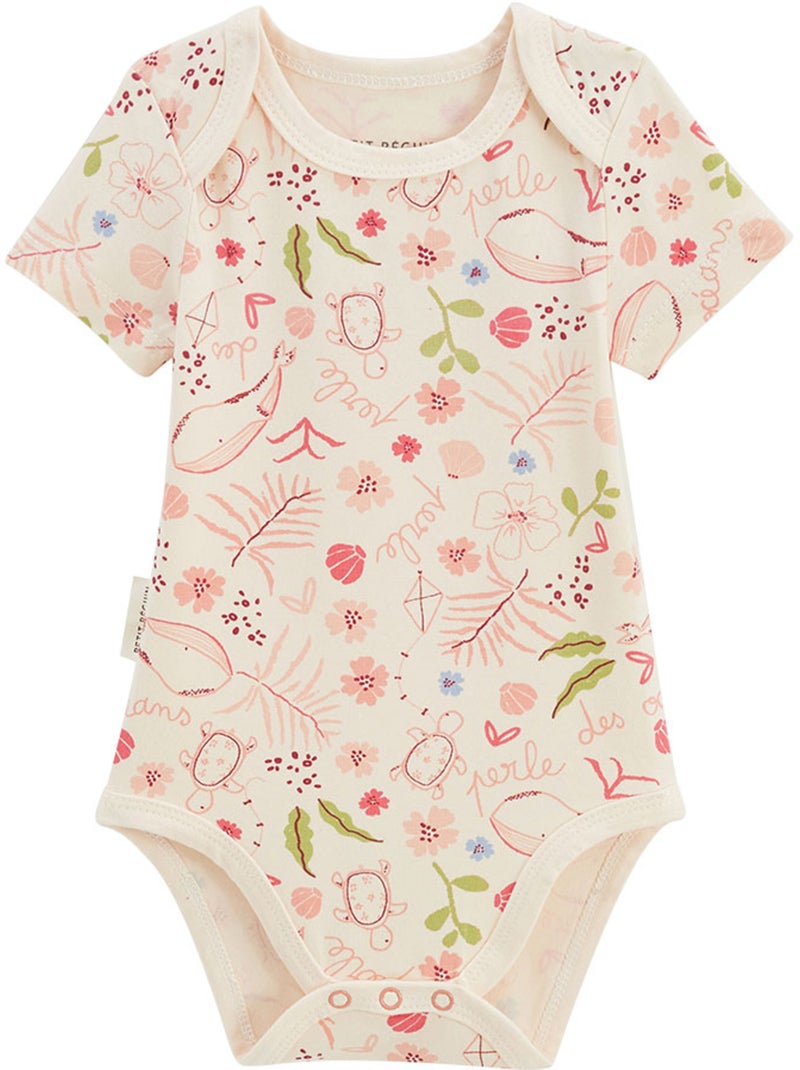 Lot de 2 bodies bébé manches courtes Santa Giulia Ecru - Kiabi