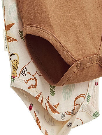 Lot de 2 bodies bébé manches courtes Tango