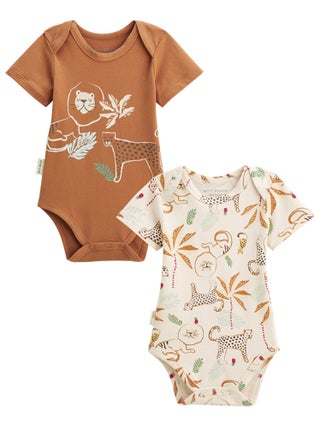 Lot de 2 bodies bébé manches courtes Tango