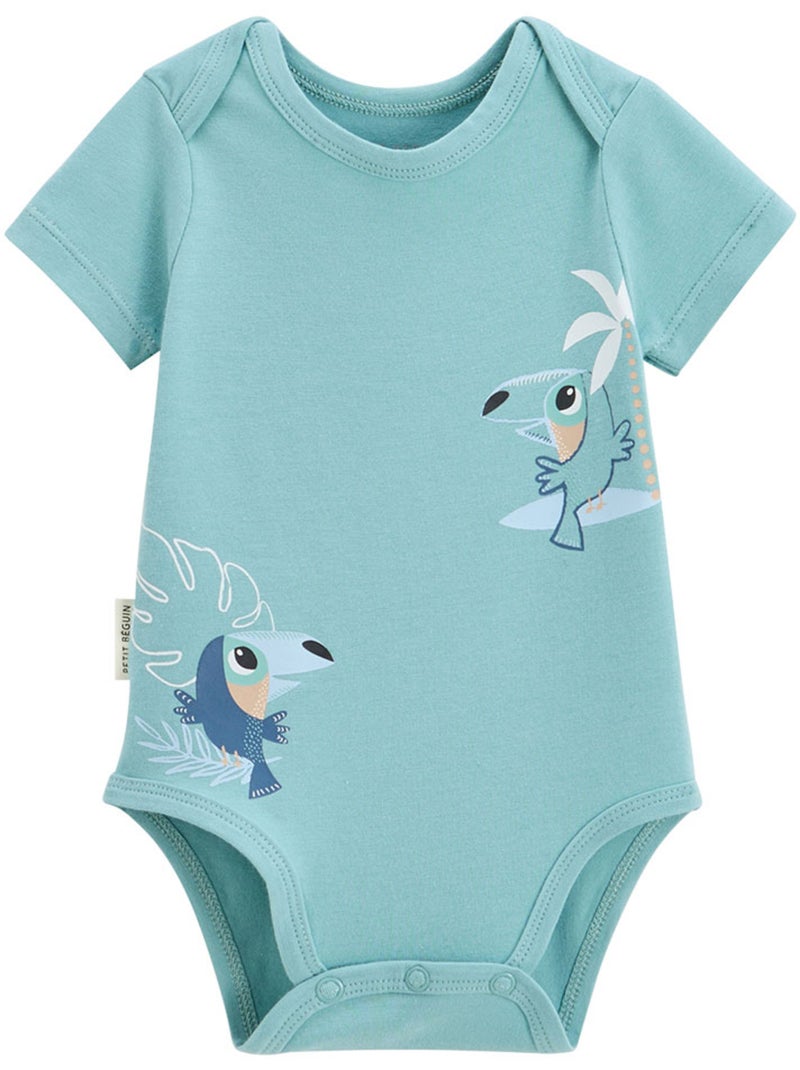 Lot de 2 bodies bébé manches courtes Toucana Bleu - Kiabi