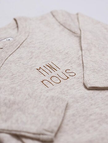 Lot De 2 Bodies Bébé Manches Longues - Mini Nous