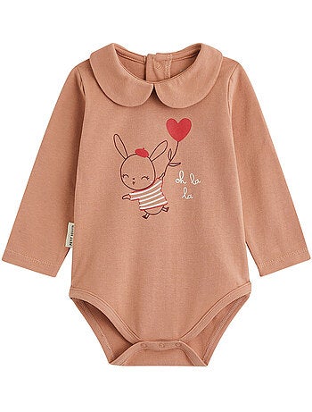 Lot de 2 bodies bébé manches longues aimée