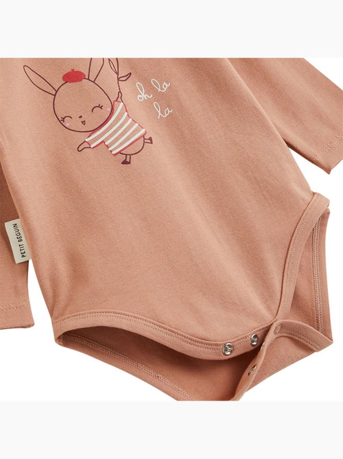 Lot de 2 bodies bébé manches longues Aimée - Kiabi Lot de 2 bodies bébé manches longues Aimée - Kiabi