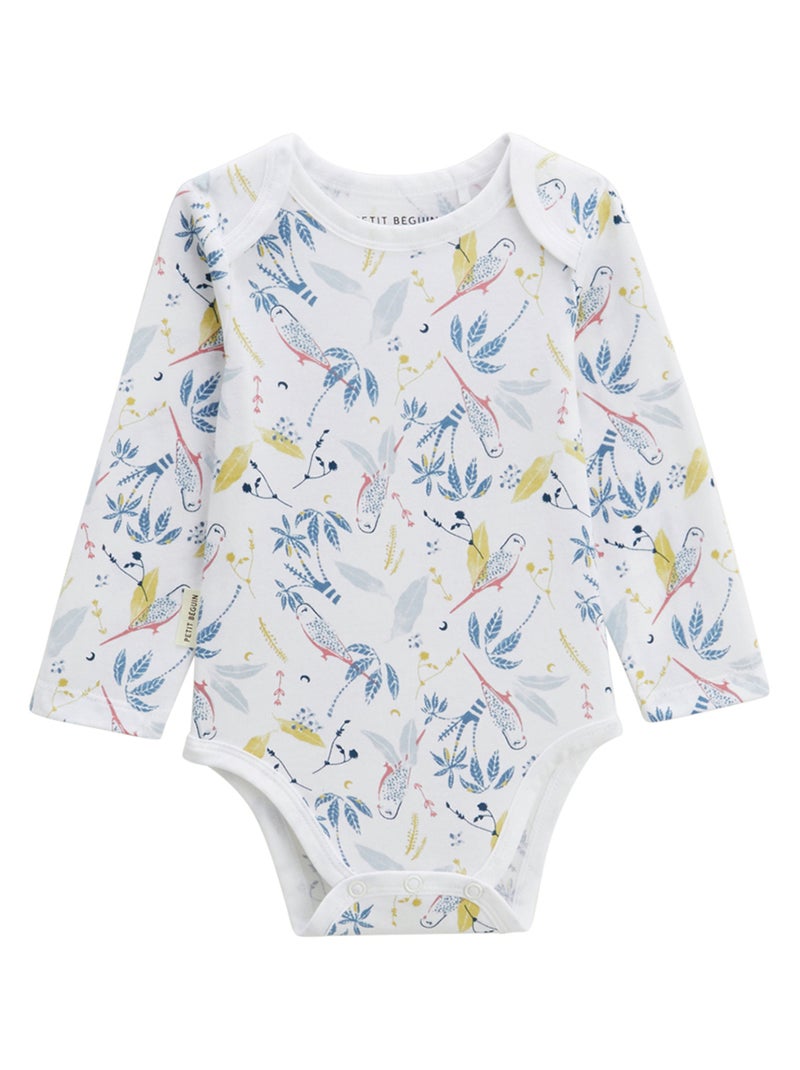 Lot de 2 bodies bébé manches longues Bianca Bleu - Kiabi