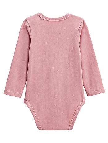 Lot de 2 bodies bébé manches longues Céleste