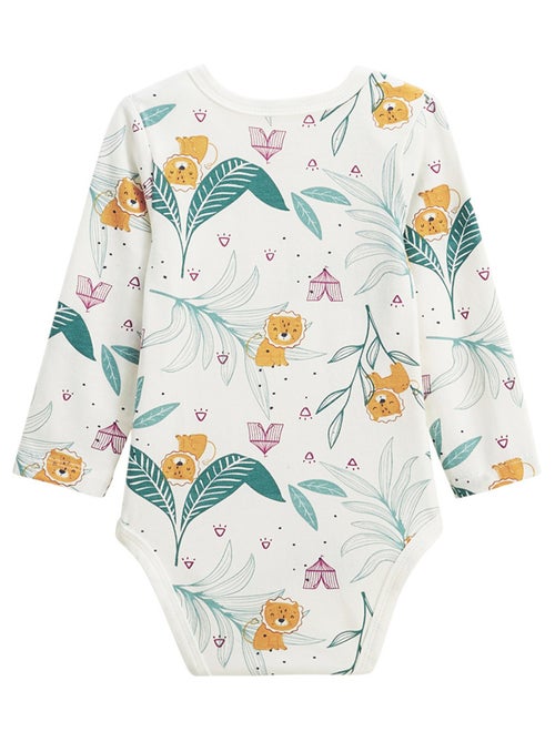 Lot de 2 bodies bébé manches longues Charly - Kiabi