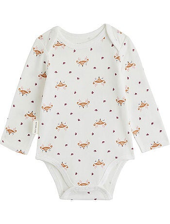 Lot de 2 bodies bébé manches longues cléo