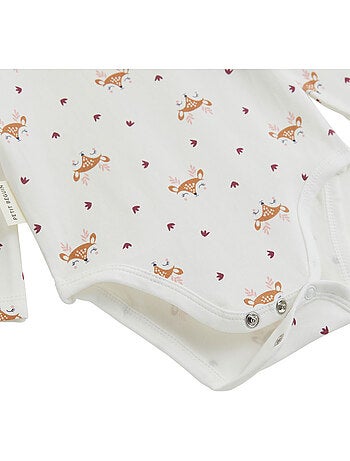 Lot de 2 bodies bébé manches longues cléo