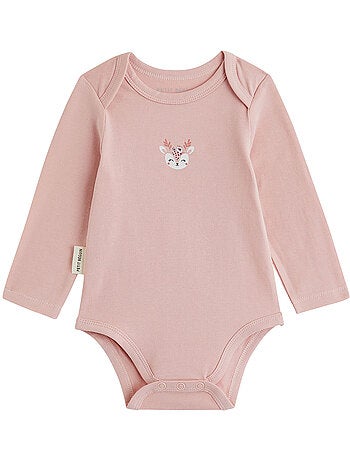 Lot de 2 bodies bébé manches longues cléo