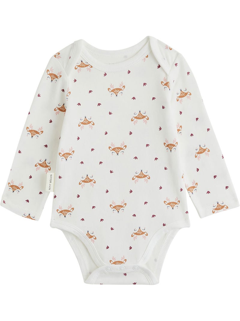 Lot de 2 bodies bébé manches longues cléo Rose - Kiabi