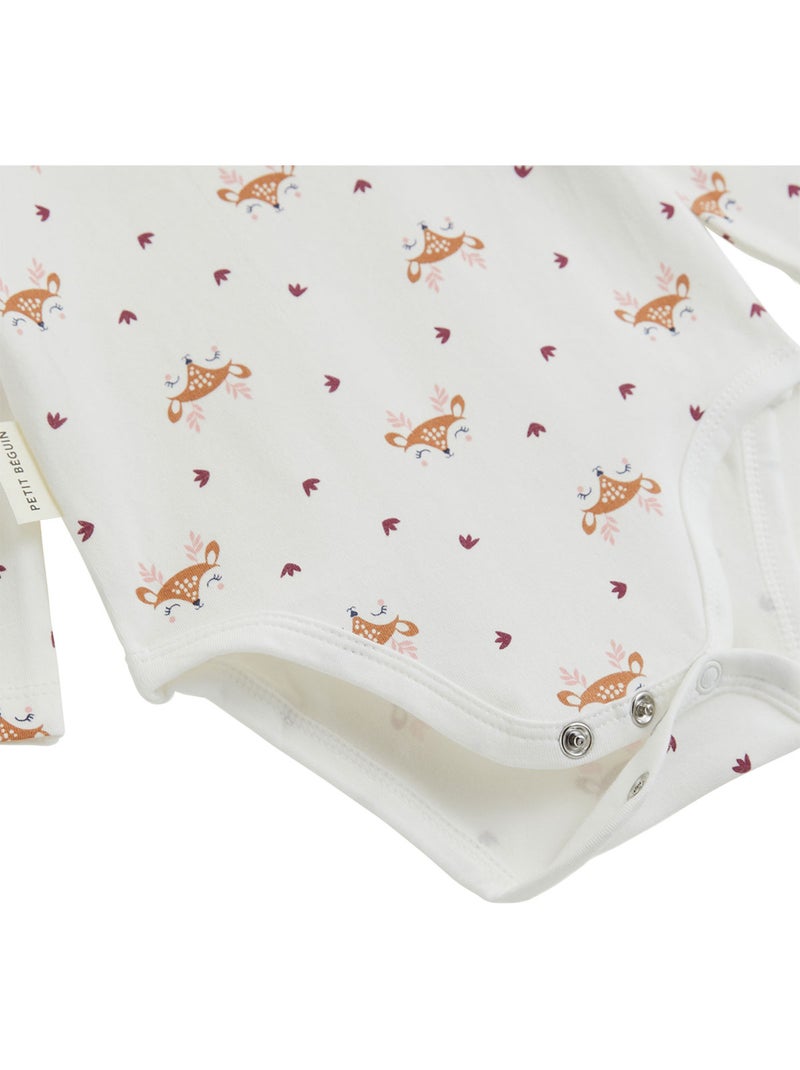 Lot de 2 bodies bébé manches longues cléo Rose - Kiabi