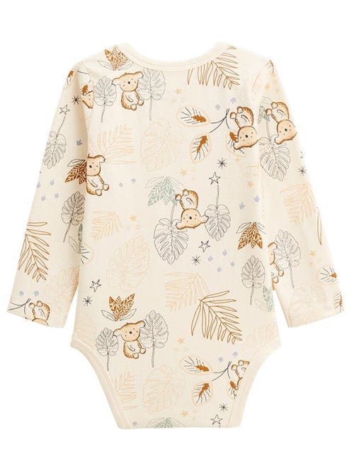 Lot de 2 bodies bébé manches longues Constellation - Kiabi