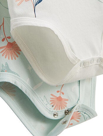 Lot de 2 bodies bébé manches longues Dina