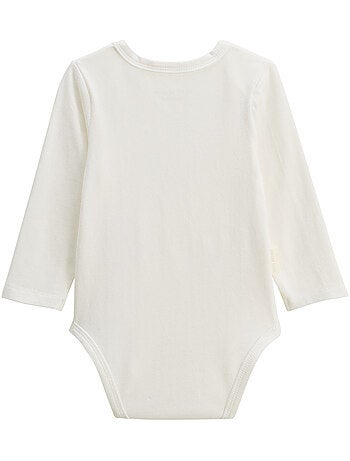 Lot de 2 bodies bébé manches longues Dina