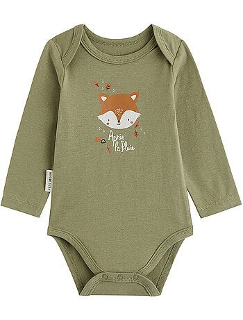 Lot de 2 bodies bébé manches longues Ginkgo