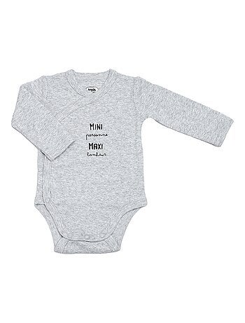 Lot De 2 Bodies Bébé Manches Longues
