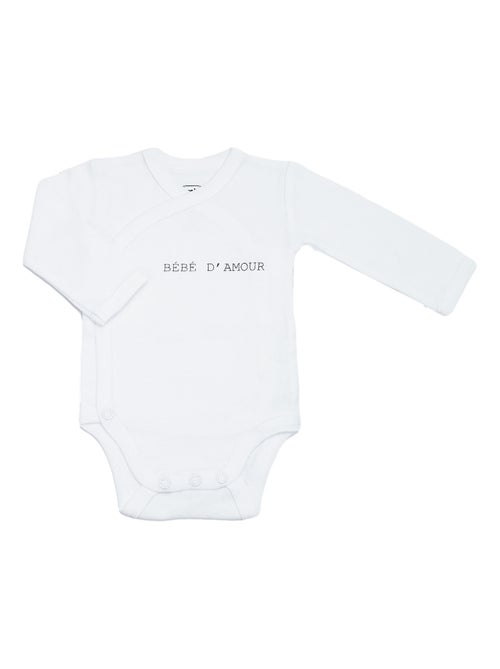 Lot De 2 Bodies Bébé Manches Longues - Kiabi