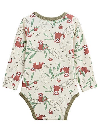 Lot de 2 bodies bébé manches longues Gustin