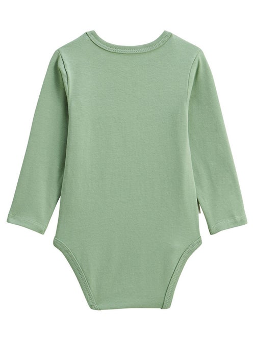 Lot de 2 bodies bébé manches longues Gustin - Kiabi