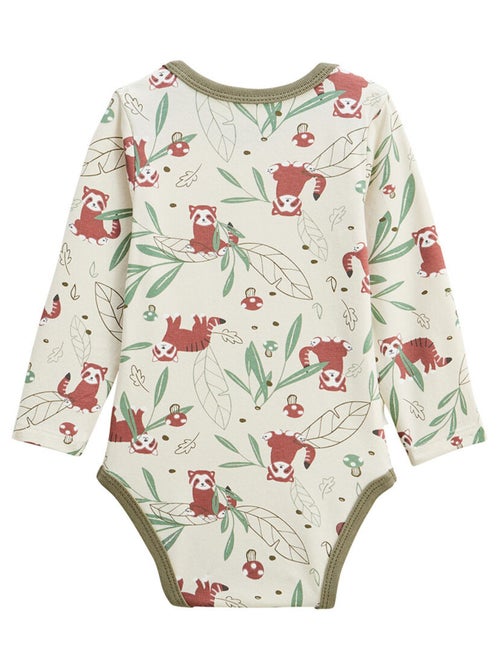 Lot de 2 bodies bébé manches longues Gustin - Kiabi