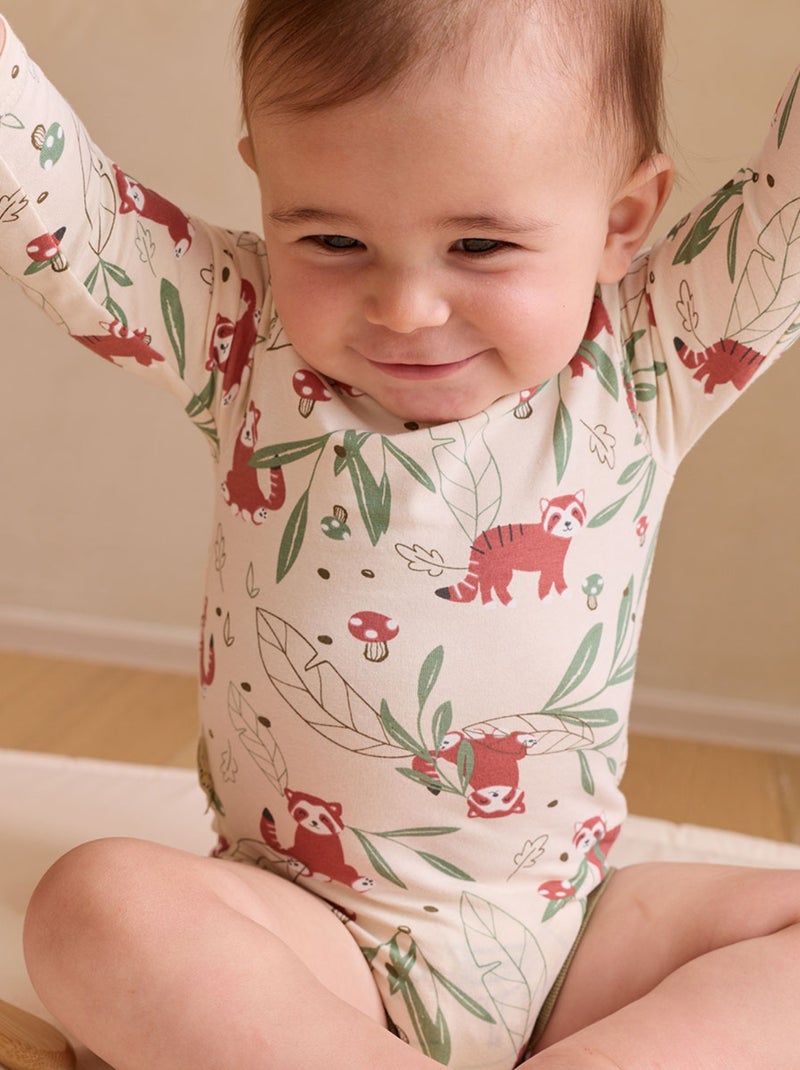 Lot de 2 bodies bébé manches longues Gustin Kaki - Kiabi