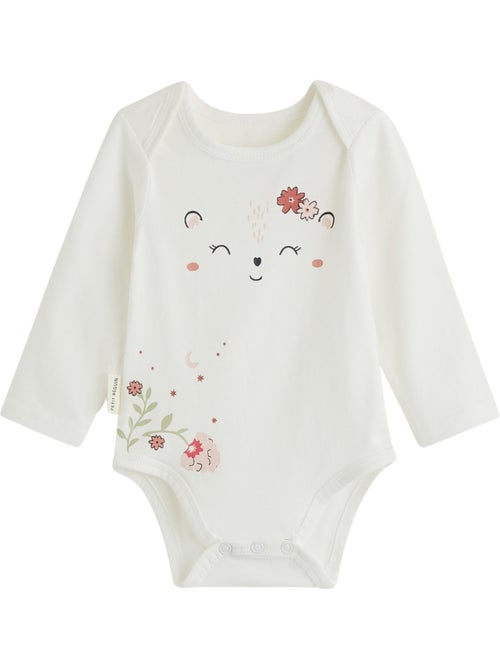 Lot de 2 bodies bébé manches longues Harmony - Kiabi Lot de 2 bodies bébé manches longues Harmony - Kiabi