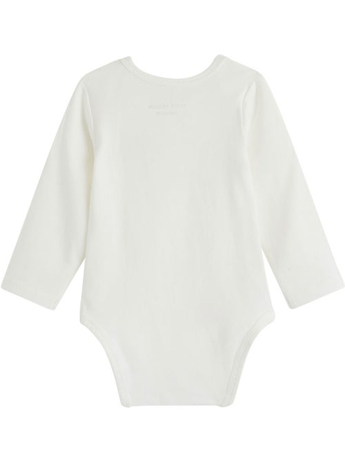 Lot de 2 bodies bébé manches longues Harmony - Kiabi Lot de 2 bodies bébé manches longues Harmony - Kiabi