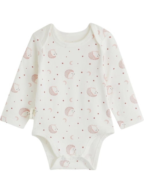 Lot de 2 bodies bébé manches longues Harmony - Kiabi Lot de 2 bodies bébé manches longues Harmony - Kiabi
