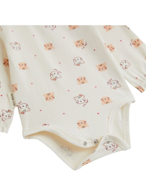 Lot de 2 bodies bébé manches longues léa - Kiabi Lot de 2 bodies bébé manches longues léa - Kiabi