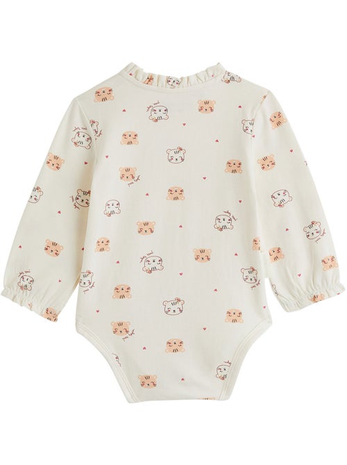 Lot de 2 bodies bébé manches longues léa - Kiabi Lot de 2 bodies bébé manches longues léa - Kiabi