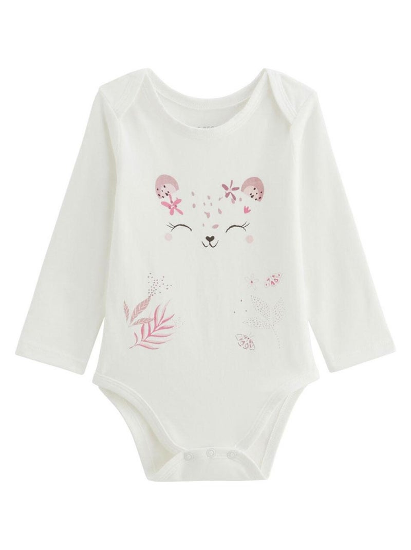 Lot de 2 bodies bébé manches longues Louisa Rose - Kiabi