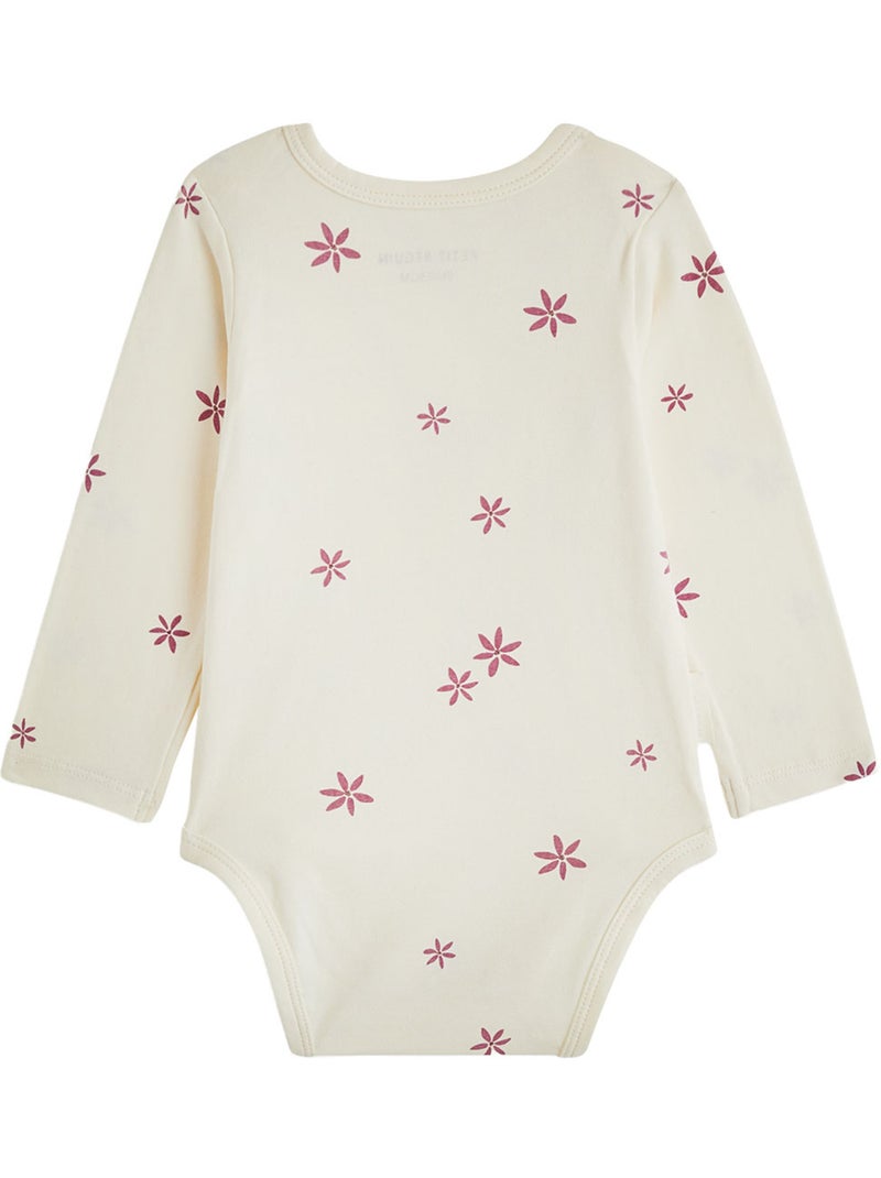 Lot de 2 bodies bébé manches longues misti Vert - Kiabi