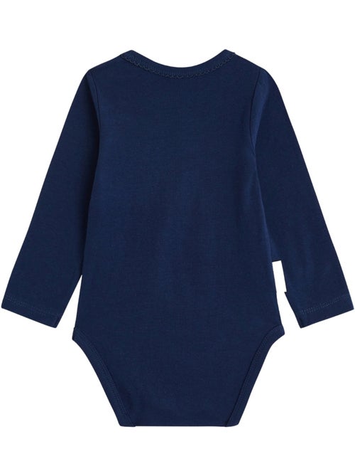 Lot de 2 bodies bébé manches longues ollie - Kiabi