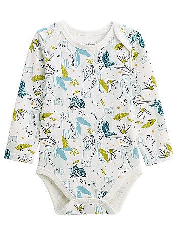 Lot de 2 bodies bébé manches longues Oscar