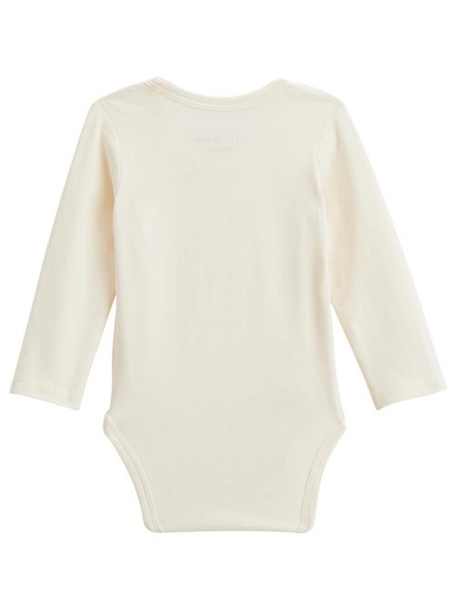 Lot de 2 bodies bébé manches longues ouverture croisée Envolée de bisous - Kiabi