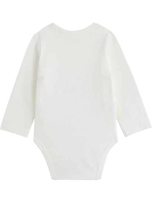 Lot de 2 bodies bébé manches longues ouverture croisée miette - Kiabi Lot de 2 bodies bébé manches longues ouverture croisée miette - Kiabi