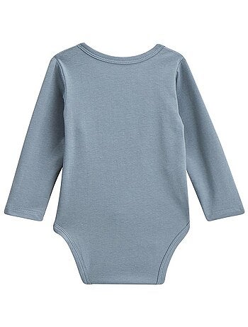 Lot de 2 bodies bébé manches longues ouverture croisée Rêverie