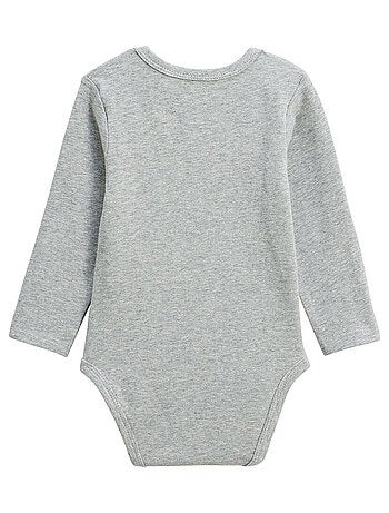 Lot de 2 bodies bébé manches longues Petit Loup