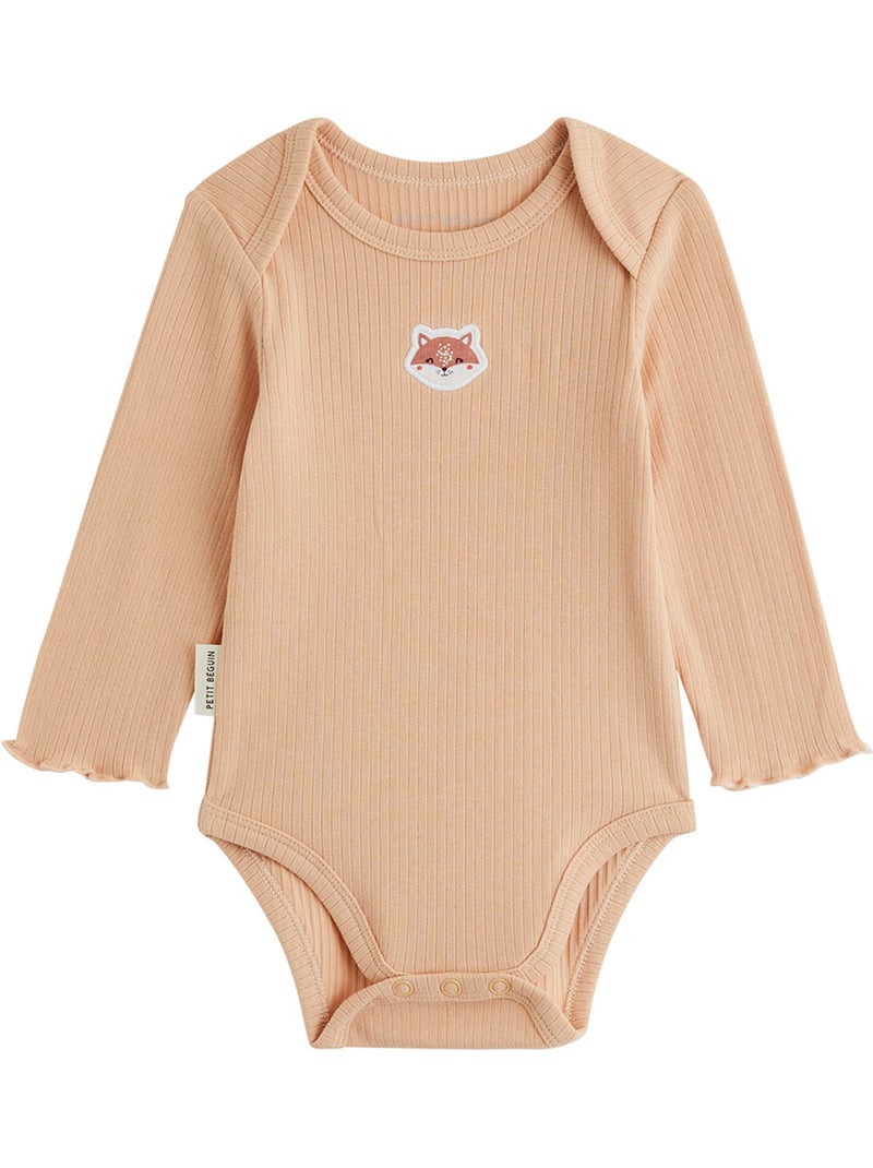 Lot de 2 bodies bébé manches longues petite rêveuse Rose - Kiabi