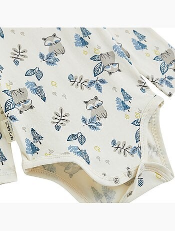 Lot de 2 bodies bébé manches longues québec