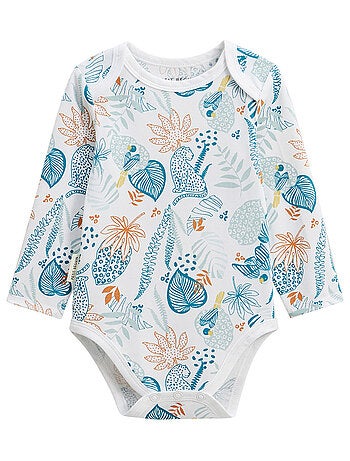 Lot de 2 bodies bébé manches longues Roméo