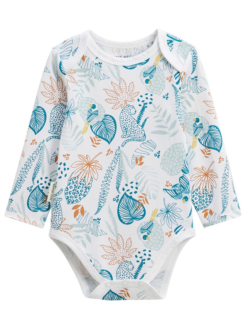 Lot de 2 bodies bébé manches longues Roméo Bleu - Kiabi