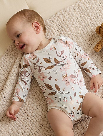 Lot de 2 bodies bébé manches longues Sora