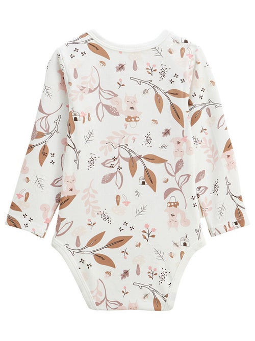 Lot de 2 bodies bébé manches longues Sora - Kiabi