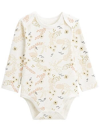 Lot de 2 bodies bébé manches longues Swan