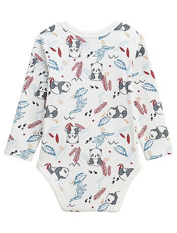 Lot de 2 bodies bébé manches longues Tao