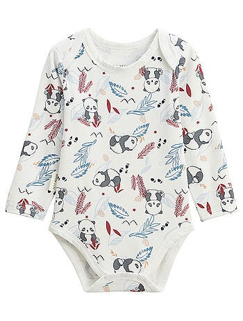 Lot de 2 bodies bébé manches longues Tao