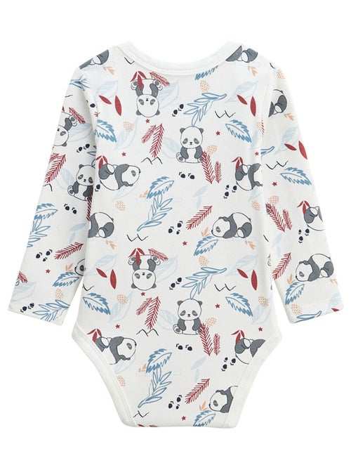 Lot de 2 bodies bébé manches longues Tao - Kiabi